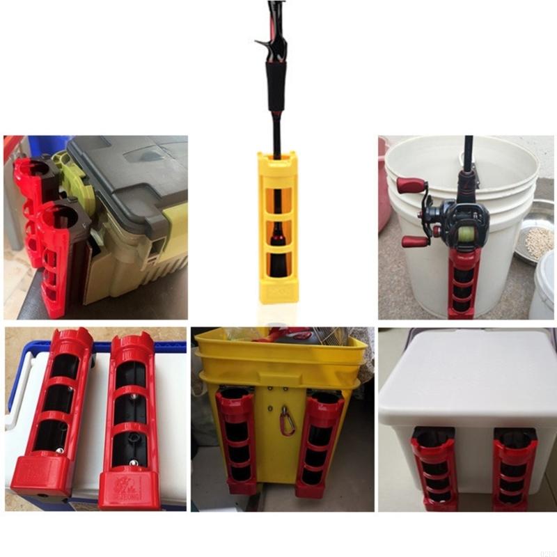 Fishing Rod Case - Angelruten-Aufbewahrungsbox mit einfach zu montierender Rutenhalterbox,