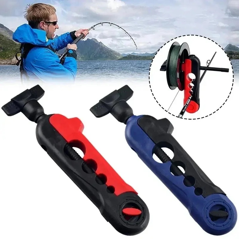 Fishing Rod Spinning - 1/2 Stück Angelschnur-Aufwickler, Spulenhalter, Werkzeuge, Spulenmaschine,