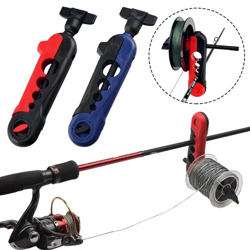 Fishing Rod Spinning - Tragbarer Angelschnur-Aufwickler, Spulenhalter, Werkzeuge, Aufwickelmaschine, Spinnrolle,