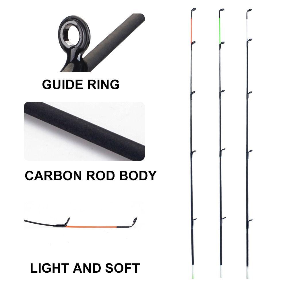 Fishing Rod Tip Replacement - Ftk Carbon Fiberglas obere Spitze 120gm/l/h