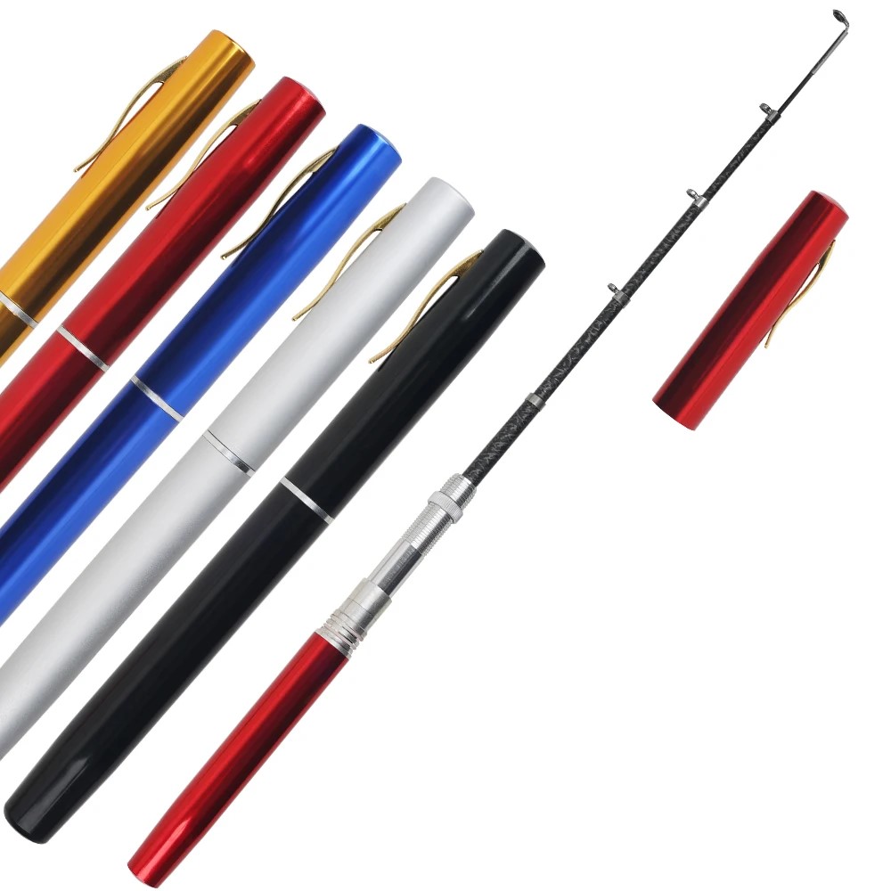 Fishing Rod Ice - 1,6 m/1 m Tasche Stift Angelrute