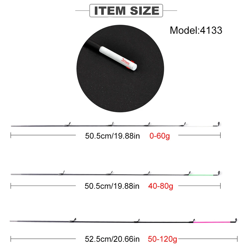 Hinweis Hinweis Carbon Fibergl – Fishing Rod Tip Replacement Bewertung und Preis