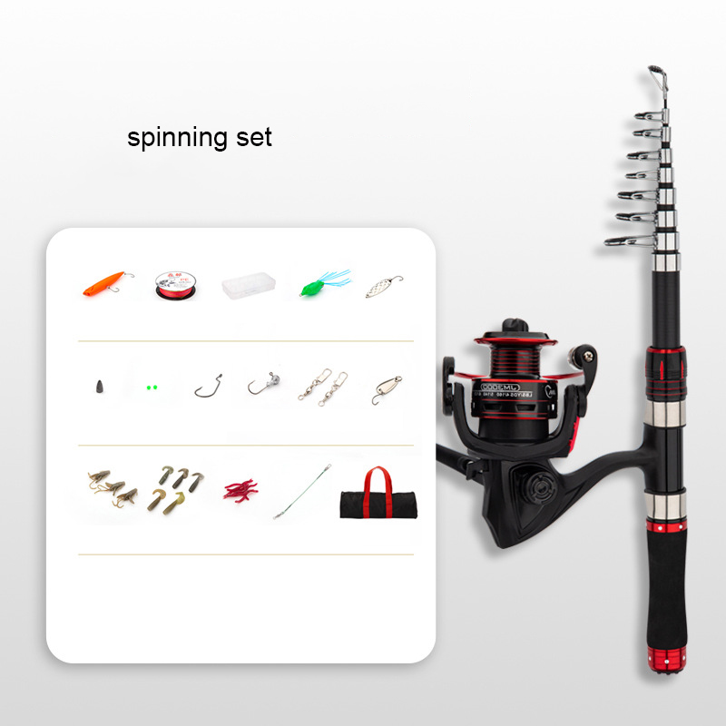 Kohlefaser-Angelrute 2,1m mit  – Fishing Rod Building Kit Bewertung und Preis