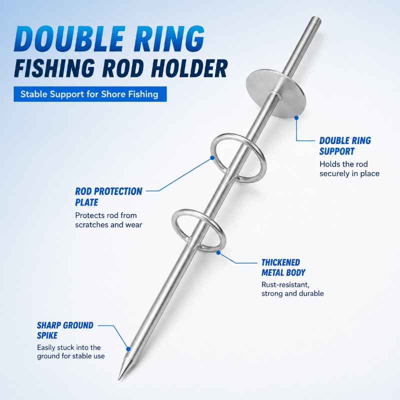 Doppelring-Angelrutenhalter mi – Fishing Rod Rack Bewertung und Preis