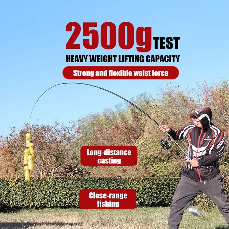 1,8M-3,6M Superharte Teleskop- – Fishing Rod Surf Bewertung und Preis