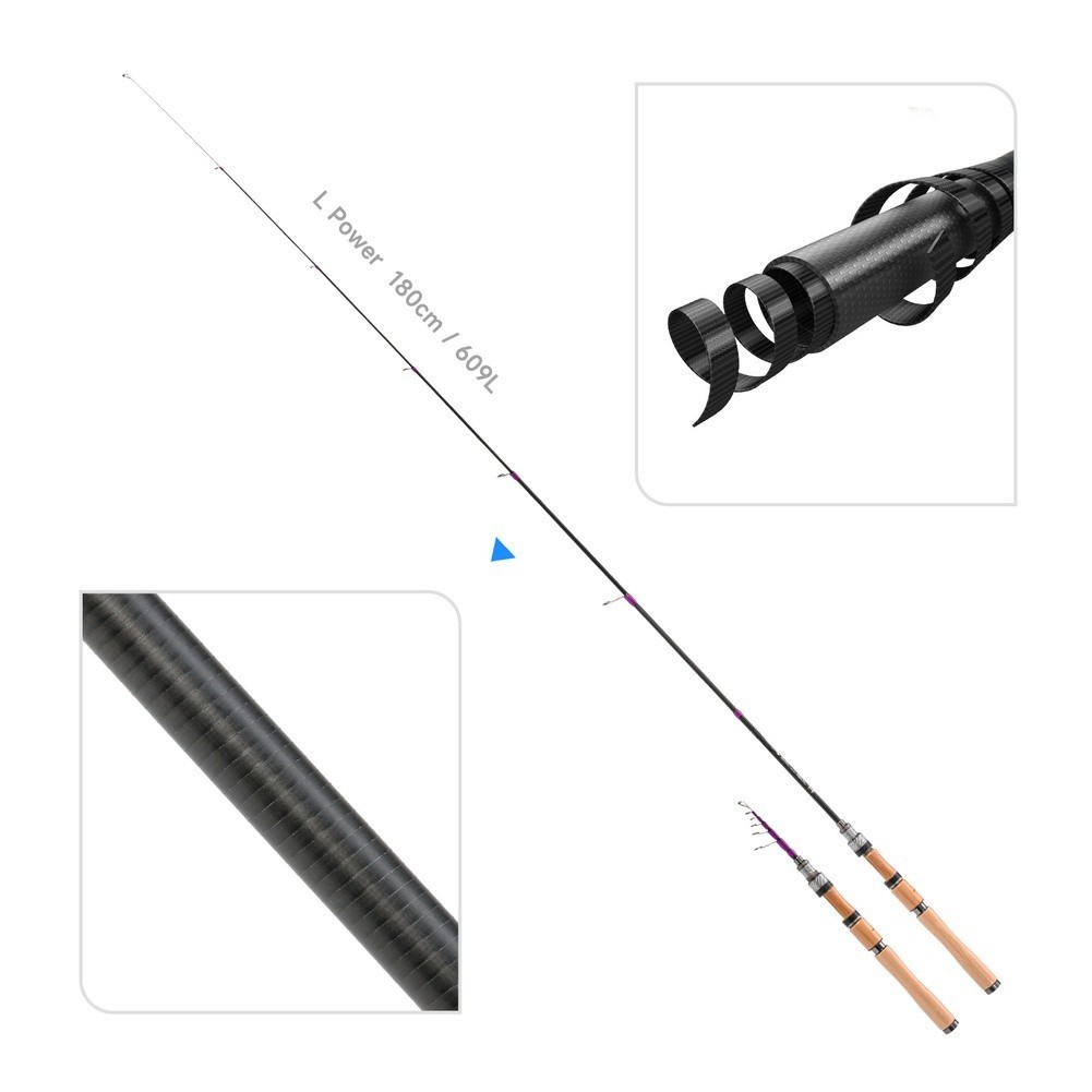 1,8 m lange Angelrute für BFS  – Fishing Rod Carbon Fiber Bewertung und Preis