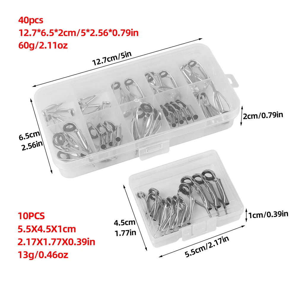 10/40 Stück Angelruten-Spitzen – Fishing Rod Tip Replacement Bewertung und Preis